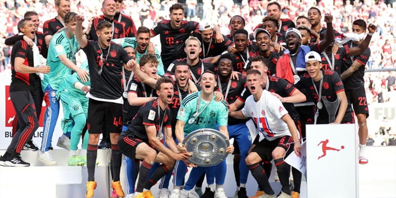Bayern Munich là đội giữ kỷ lục 32 lần vô địch giải Bundesliga